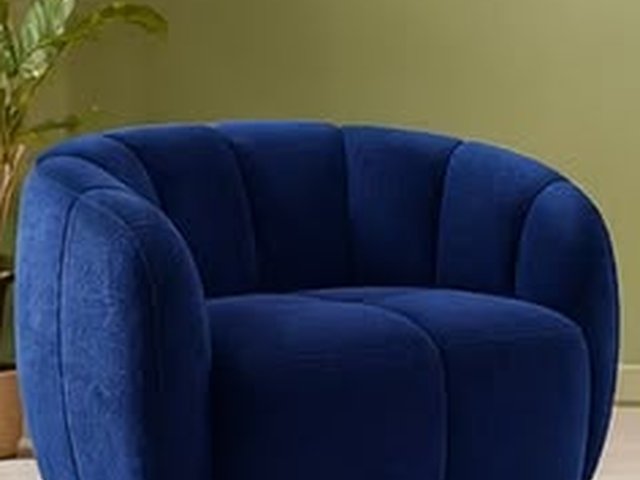 Fauteuil bleu roi